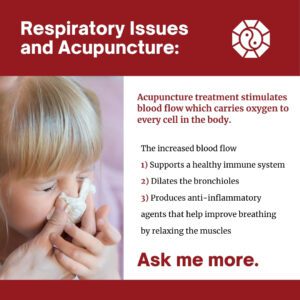 Acupuncture for asthma, COPD, allergies, coughs