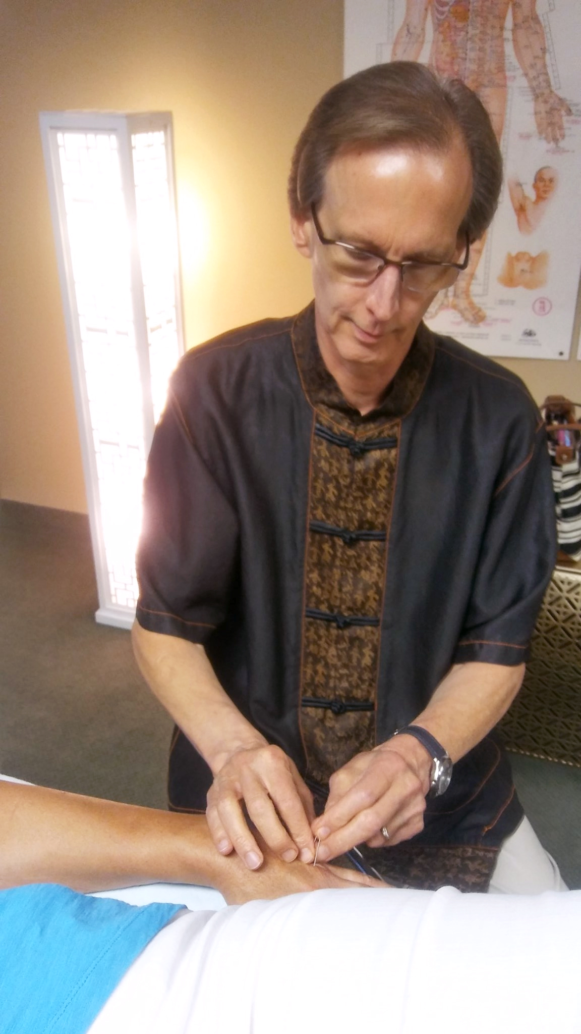 Precision acupuncture for muscular tension and inflammation